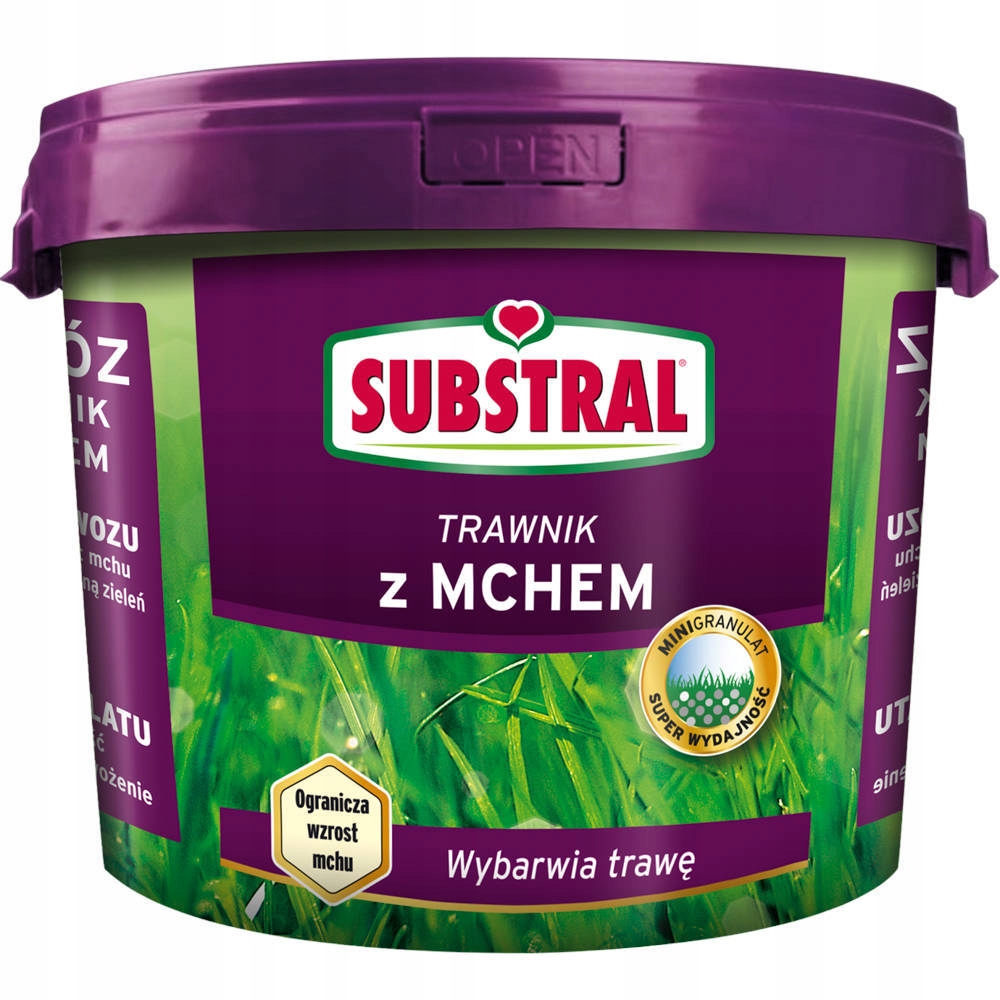 

Substral Nawóz do trawy z mchem działa 100dni 10kg
