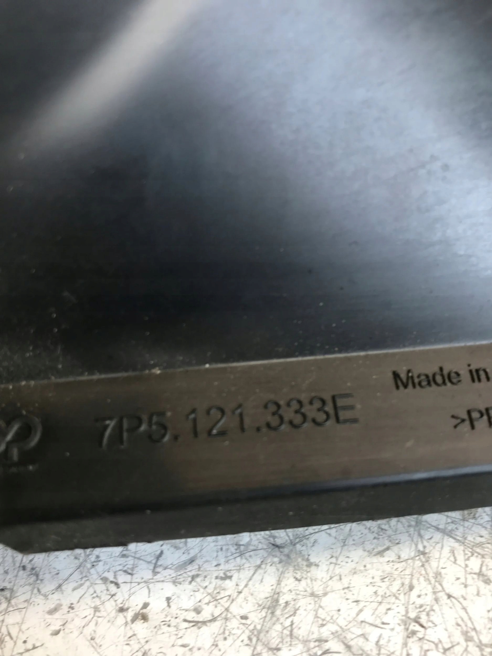 luftansaugkanal DOLOT links PORSCHE CAYENNE 7P5121333E