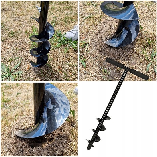 Wiertło ręczne spiralne ogrodowe 60x10cm Seria 60X10CM