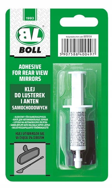 Boll Klej do lusterek i anten samochodowych wielorazowy 2ml 0070153