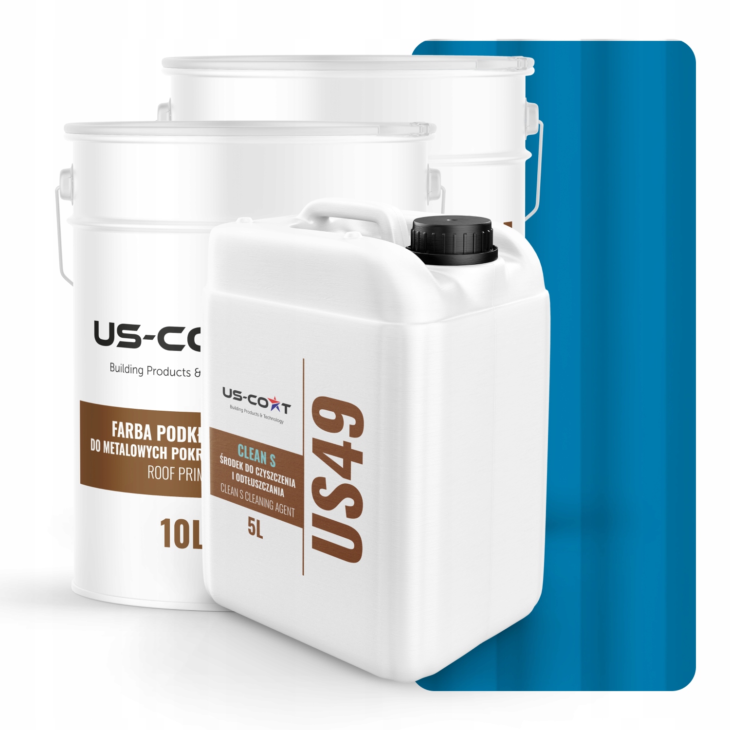 Farba Strešná Metalová Podkladová Odmasťovačka Modrá Ral 5015 74 m2 Mat