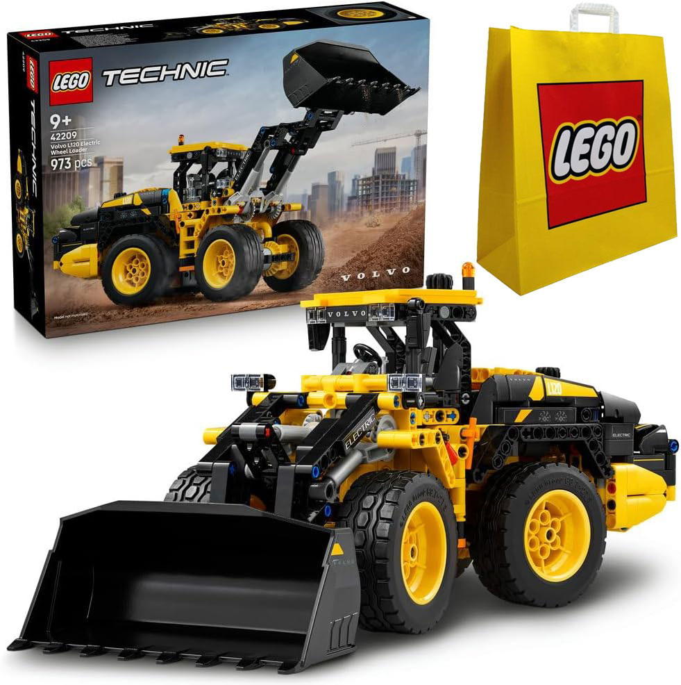 Lego Technic 42209 Volvo L120 Elektrický kolový nakladač taška