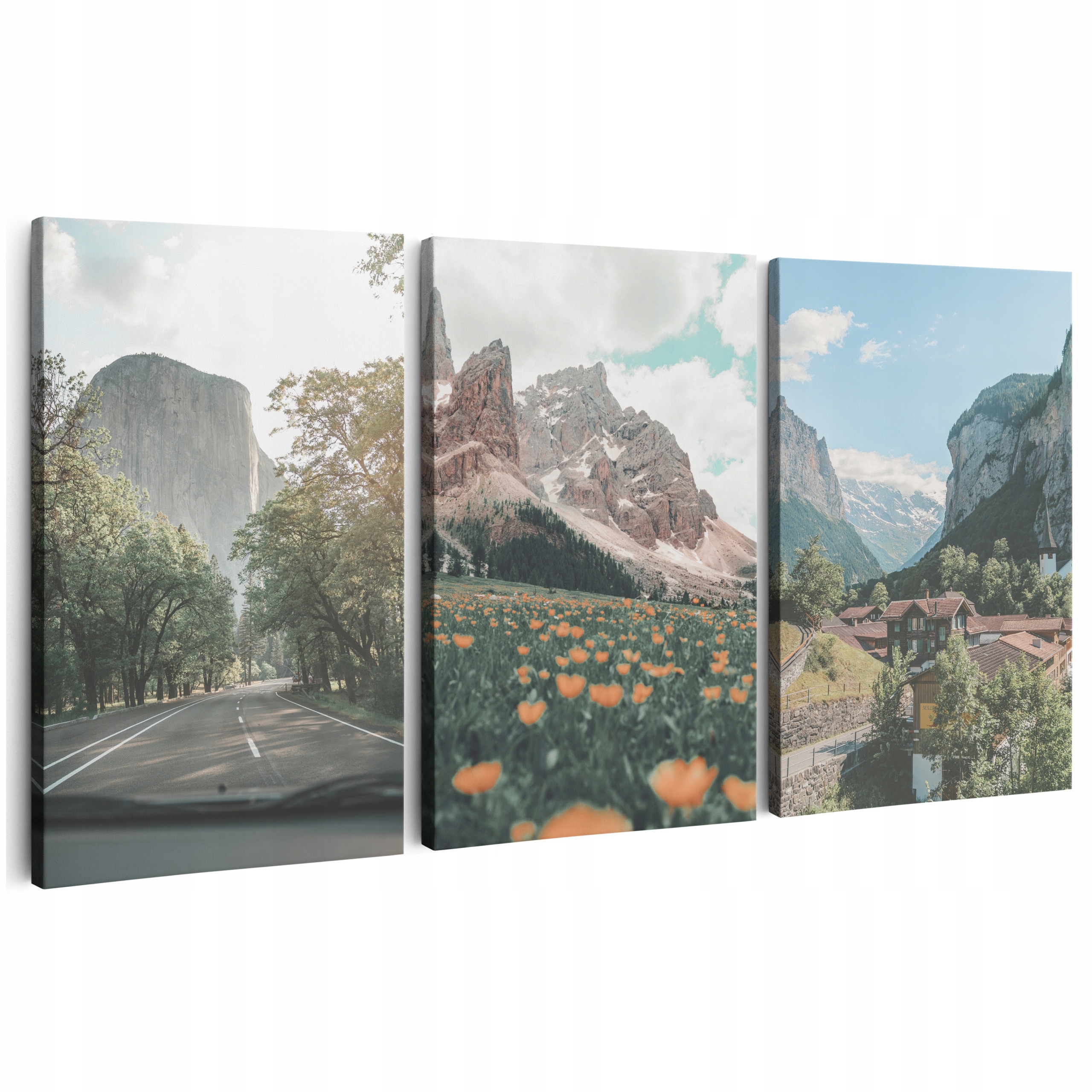 Obraz Na Plátne 180 cm *veľa vzorov* Obrazy Do Obývačky Na Stenu Tryptyk