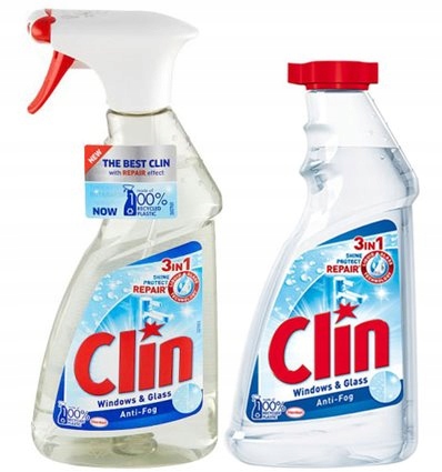 

Clin płyn do szyb Antypara z alkoholem 2 x 500ml
