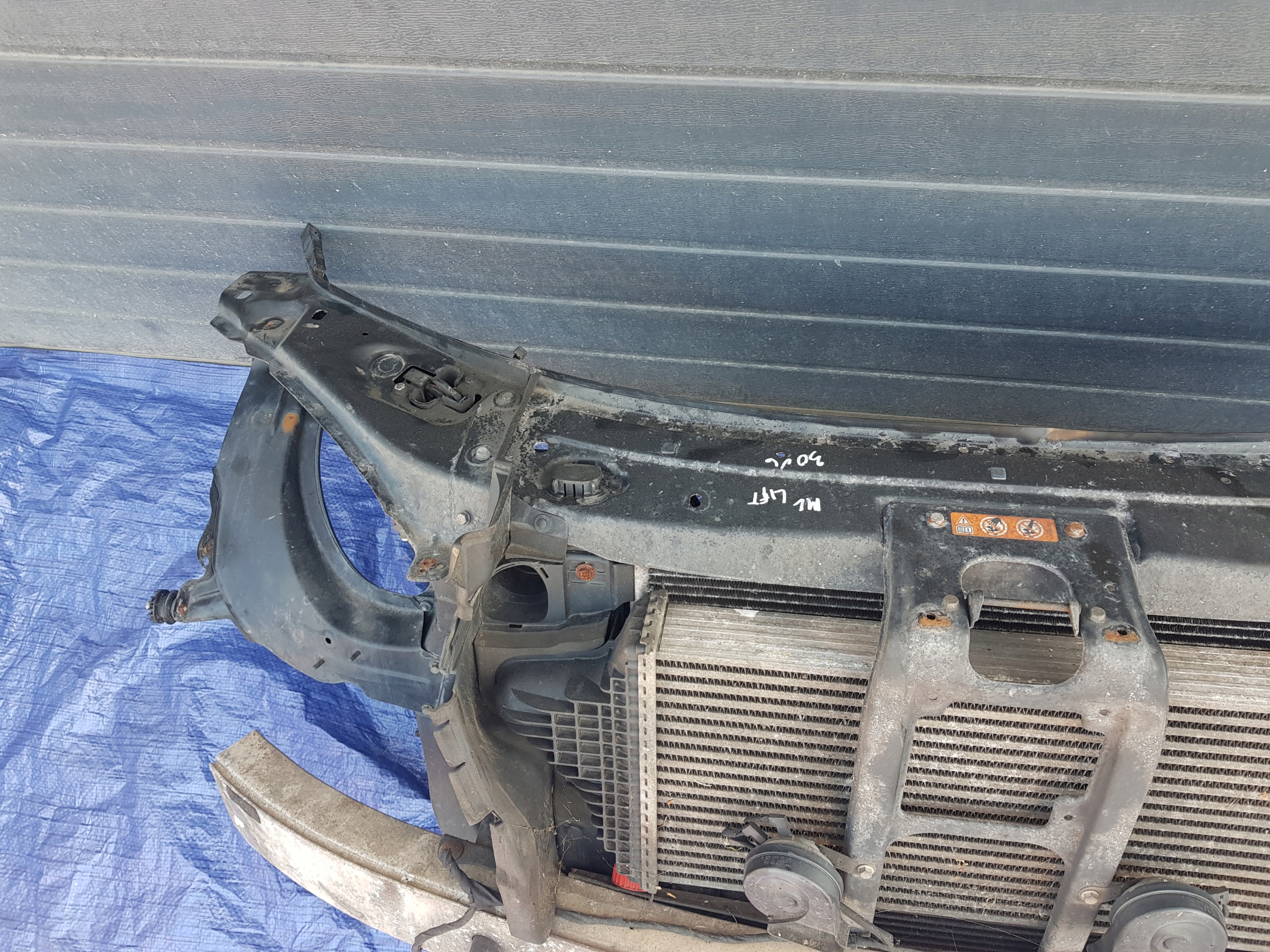 support panel for radiators radiator MERCEDES ML W164 LIFT 3.0CDI