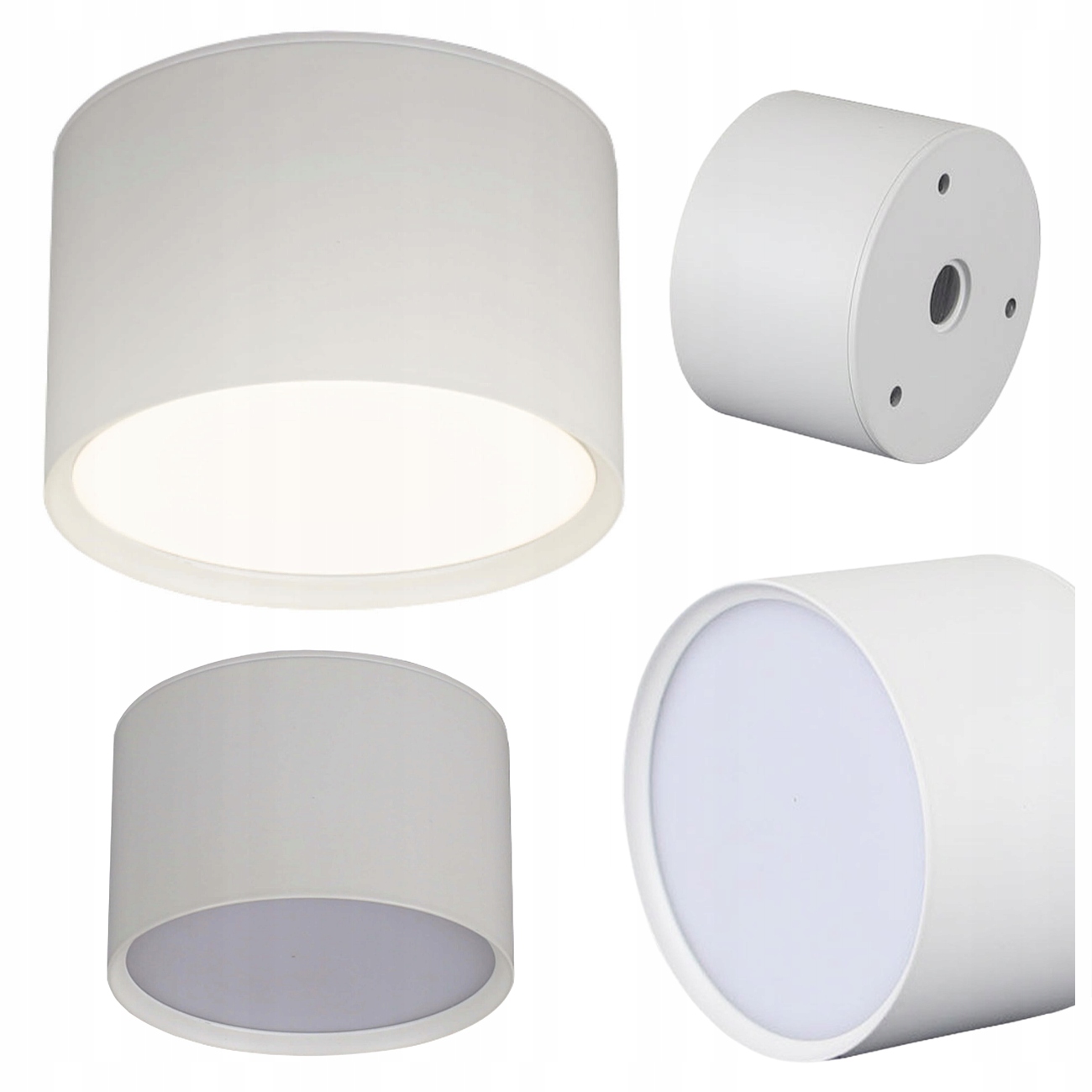 Stropní Nástěnné Svítidlo Bílé Kulaté Led 6W Třída IP54 S Proměnnou Barvou Cct