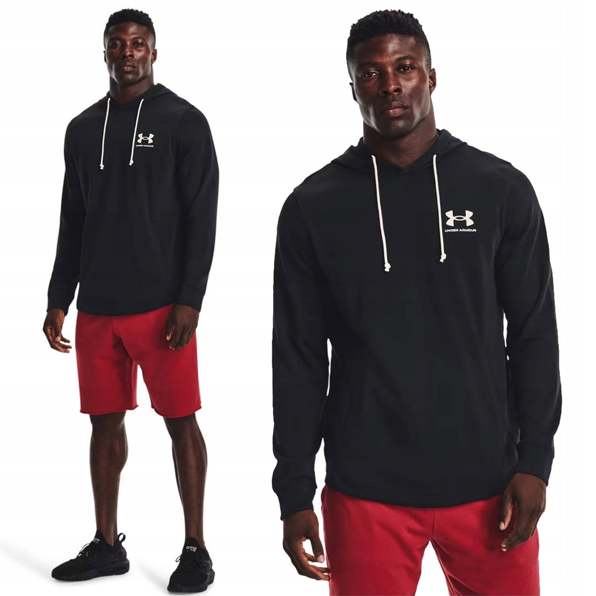 Bluza bawełniana z kapturem męska Under Armour Rival Terry 1370401 r. S
