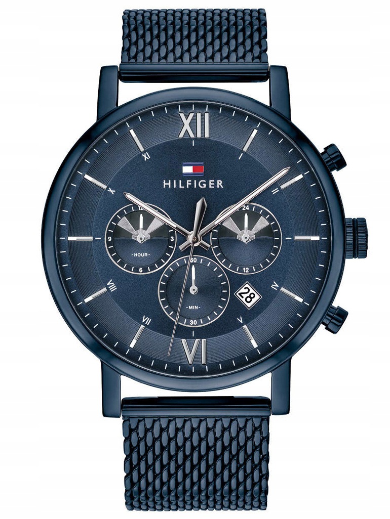Zegarek Męski Tommy Hilfiger 1710397 Datownik 50M Na Dzień Chłopaka