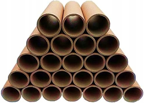 Kartonové válečky pro plastické práce Diy 25 ks, silné kartonové