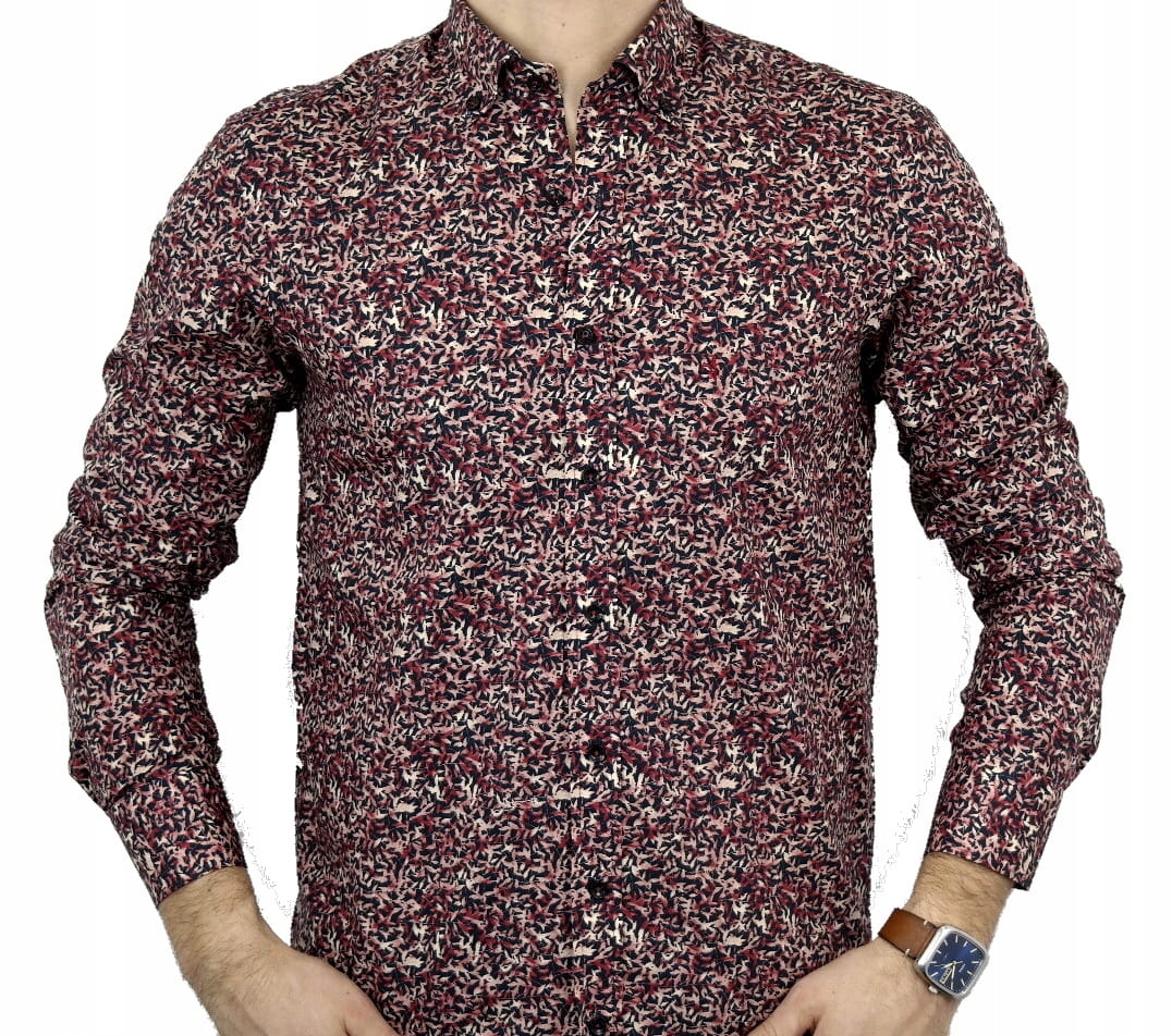 DANIEL BESSI Koszula męska fb732 Rozmiar L 41/42