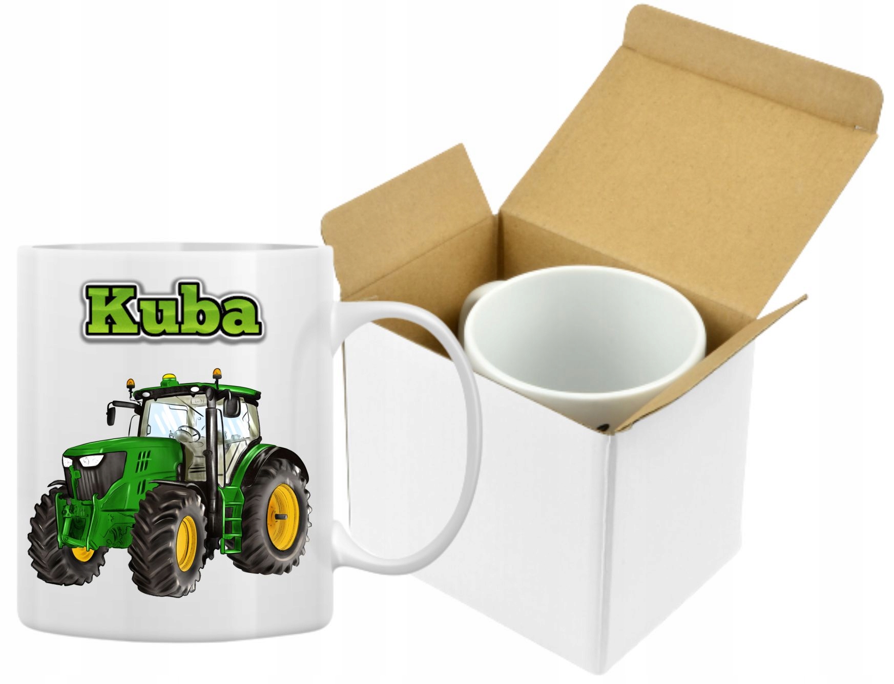 PODUSZKA KUBEK ROLNIKA FARMA TRAKTOR Z IMIENIEM Pojemność 330 ml