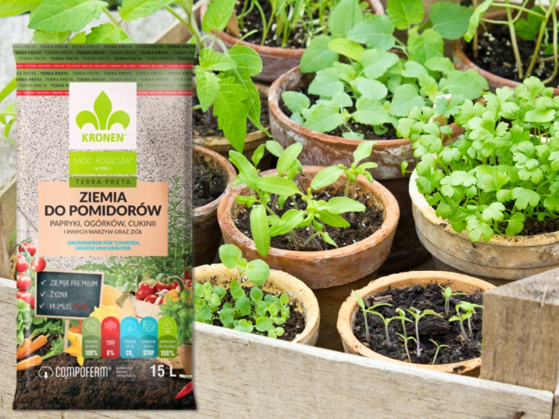 Podłoże BIO Ziemia do wysiewu POMIDORÓW PAPRYKI OGÓRKÓW CUKINII WARZYW 15L Rodzaj ziemia uprawna
