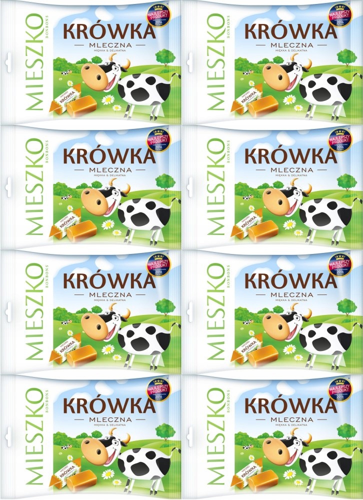 Cukierki Krówka Mleczna 1KG Mieszko x 8 Opak