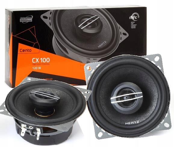 Hertz Cento CX 100 100MM /głośniki Dwudrożne /120WATT Mocne Soczyste Basy