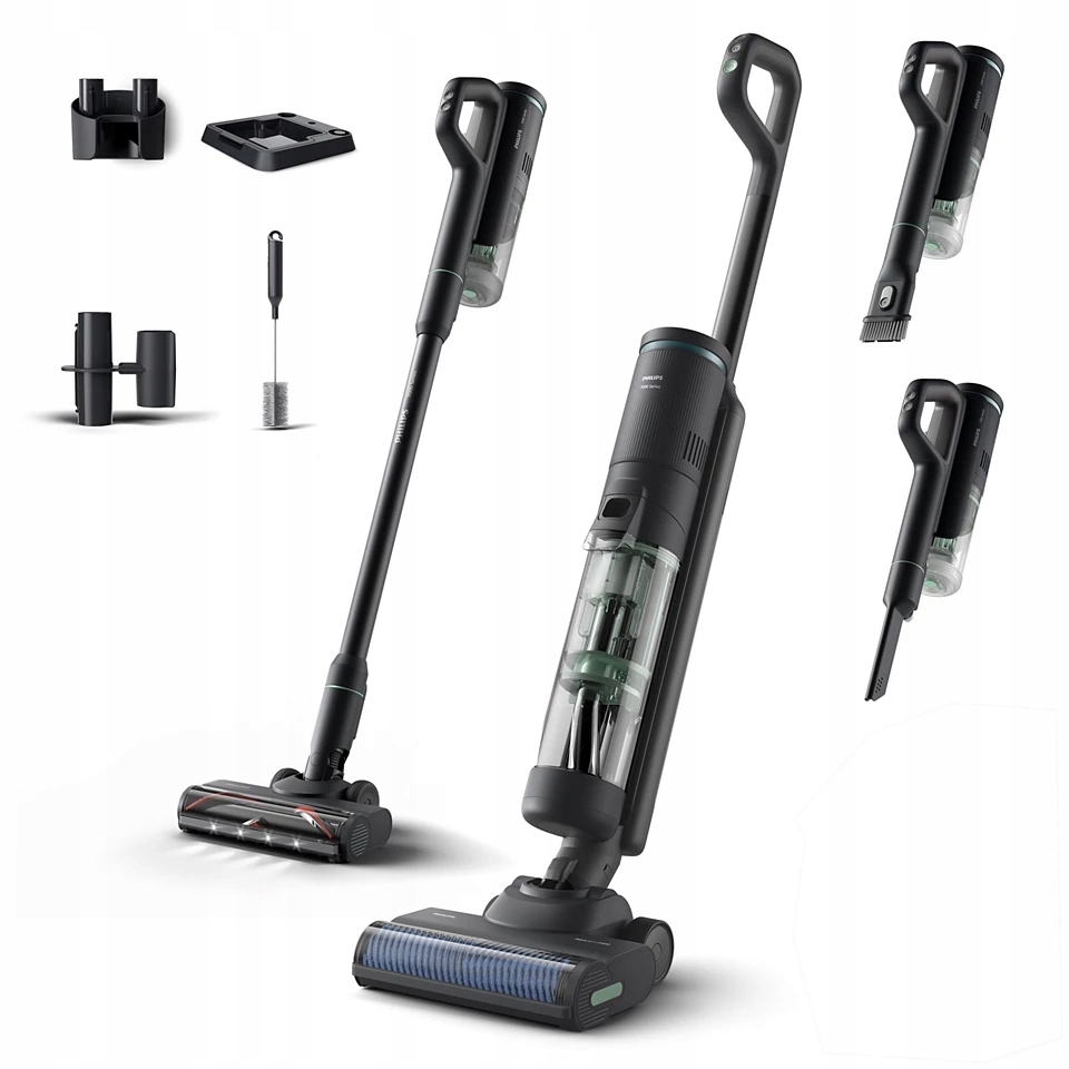 Vertikálny bezdrôtový vysávač Philips AquaTrio s funkciou umývania XW7263/11
