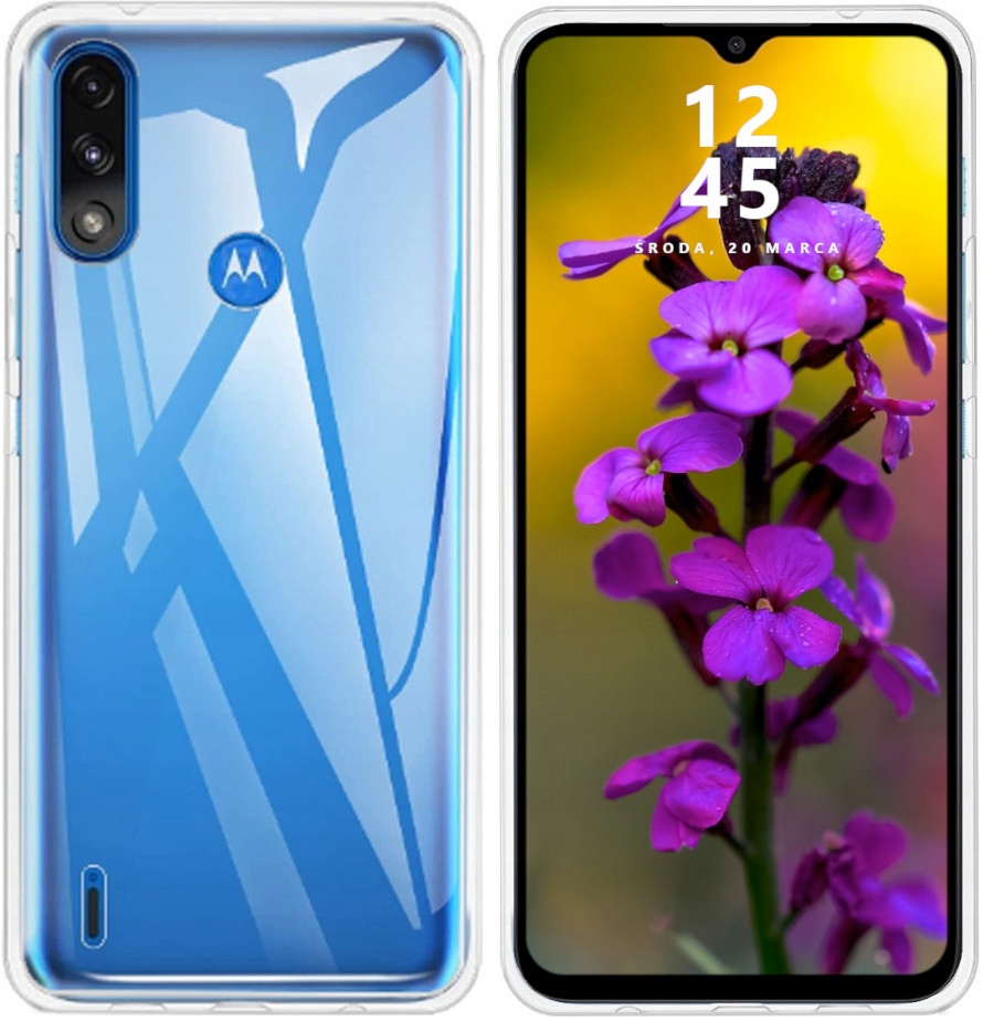 

Etui do Motorola E7 E7i Power Przeźroczyste Case