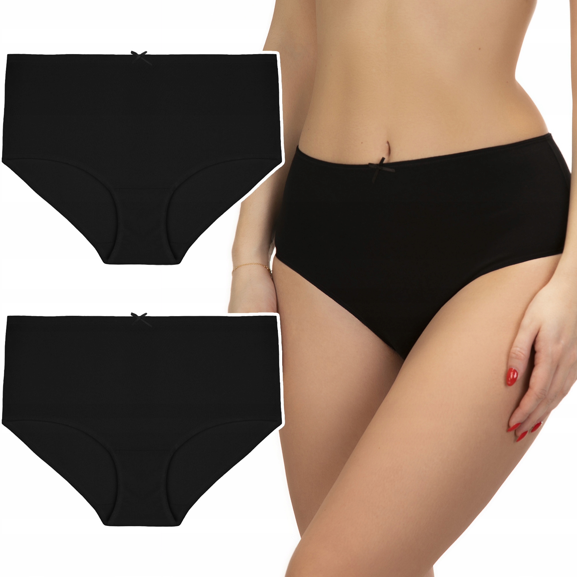 Lama 400MD kalhotky s Vysokým Pasem 2-BALENÍ M