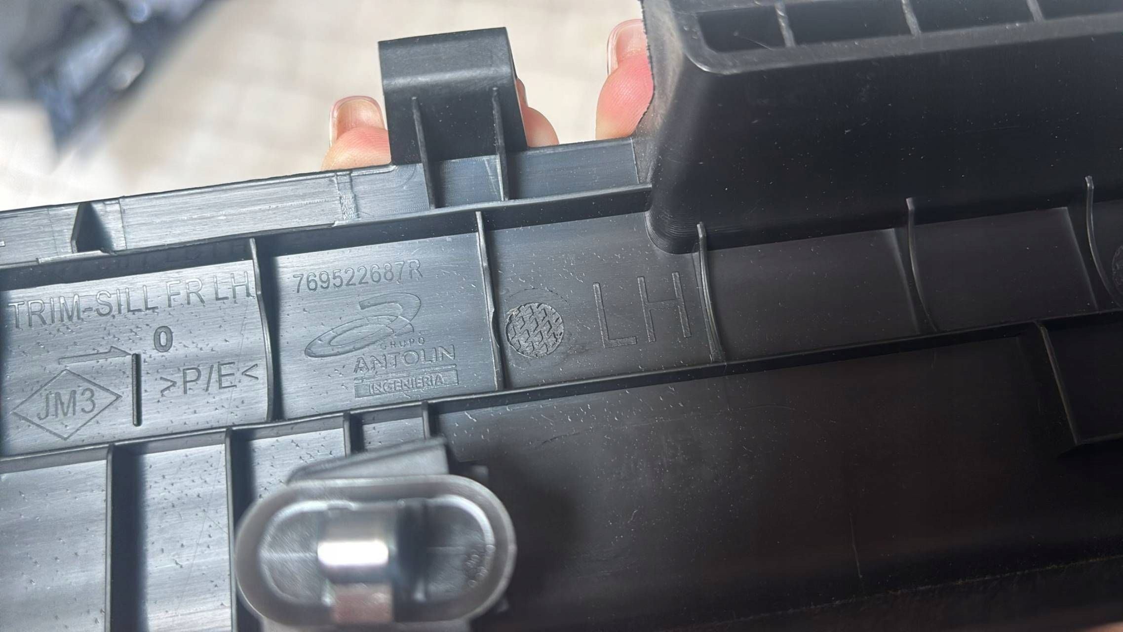 cap threshold door przednich left Renault 5 Renault 4 769522687R