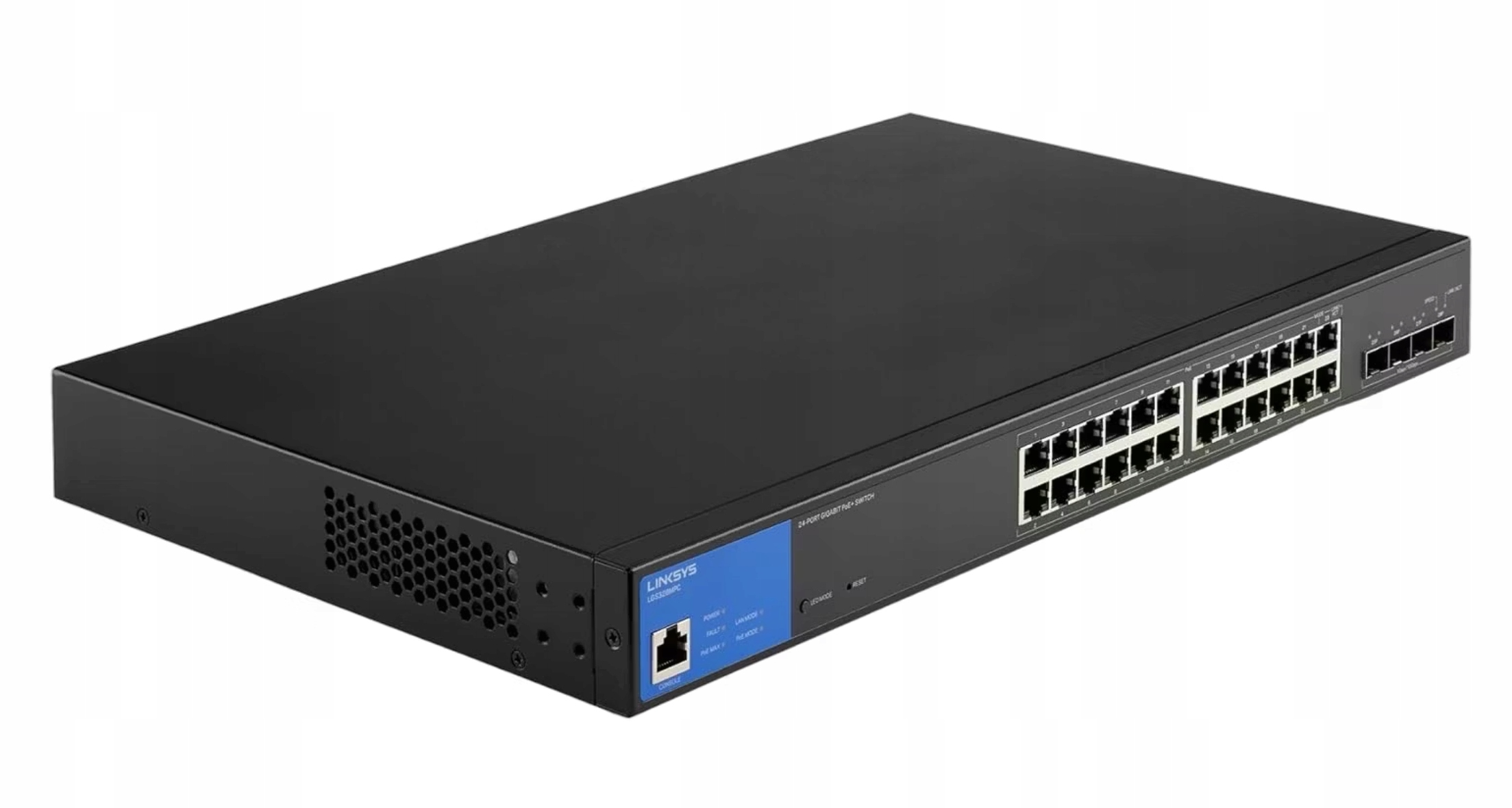 Linksys 24 Portowy Gigabitowy Zarządzalny 4x Sfp LGS328MPC-EU