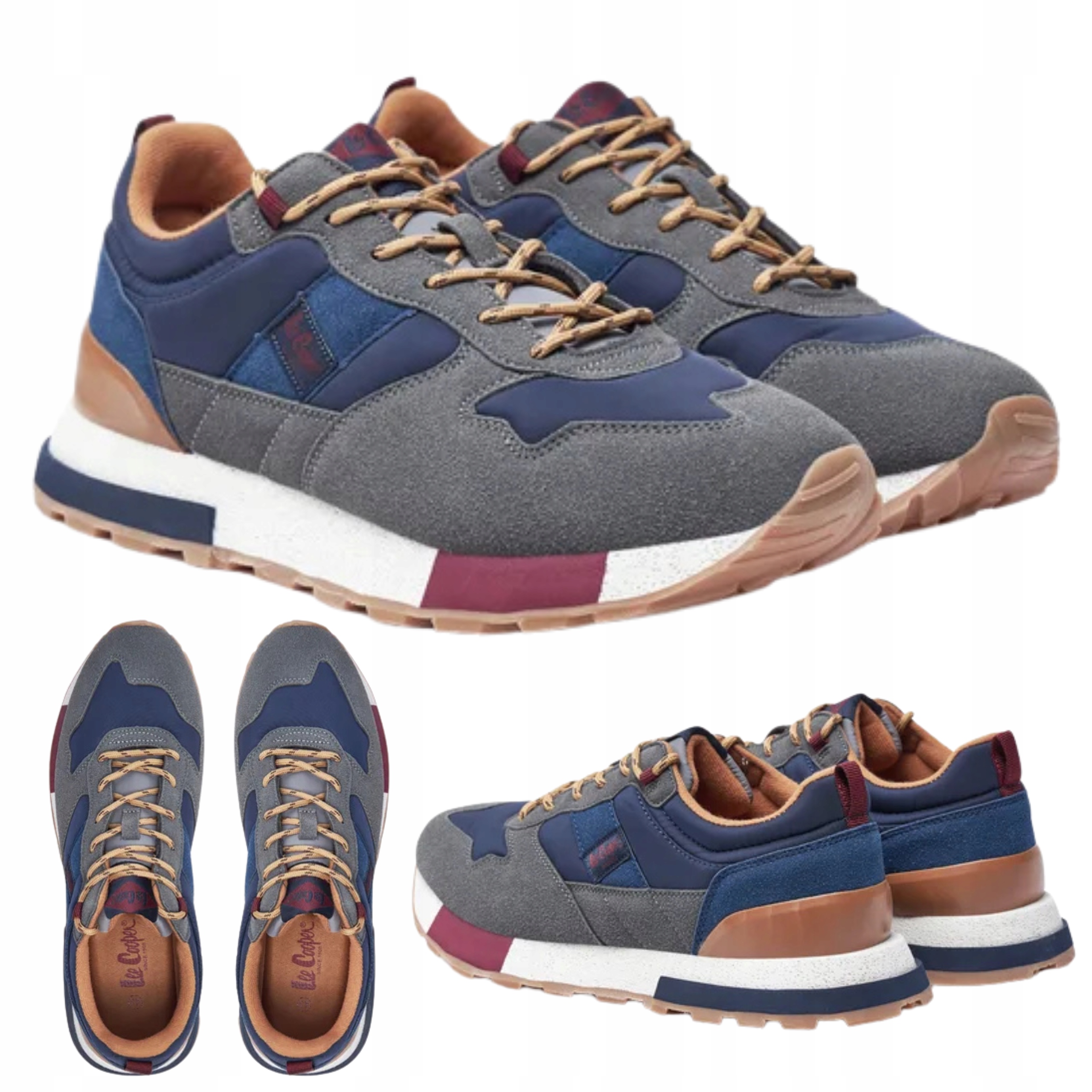 Pánské Sportovní Boty Nízké Tenisky Lee Cooper LCJ-24-03-3006MA vel. 45