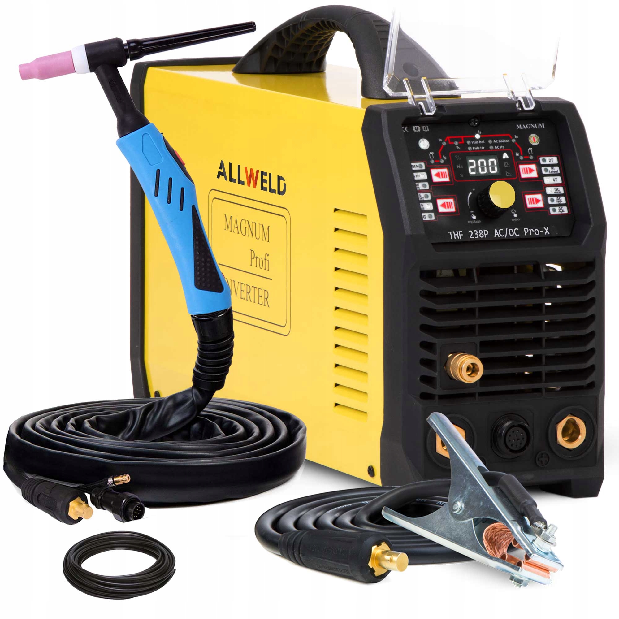 ЗВАРЮВАЛЬНИЙ АПАРАТ MAGNUM THF 238 PRO X TIG AC DC MMA PULS