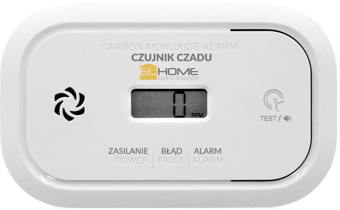 Detektor Oxidu Uhelnatého El Home CD-17A2V2300/B LCD Cnbop Alarm