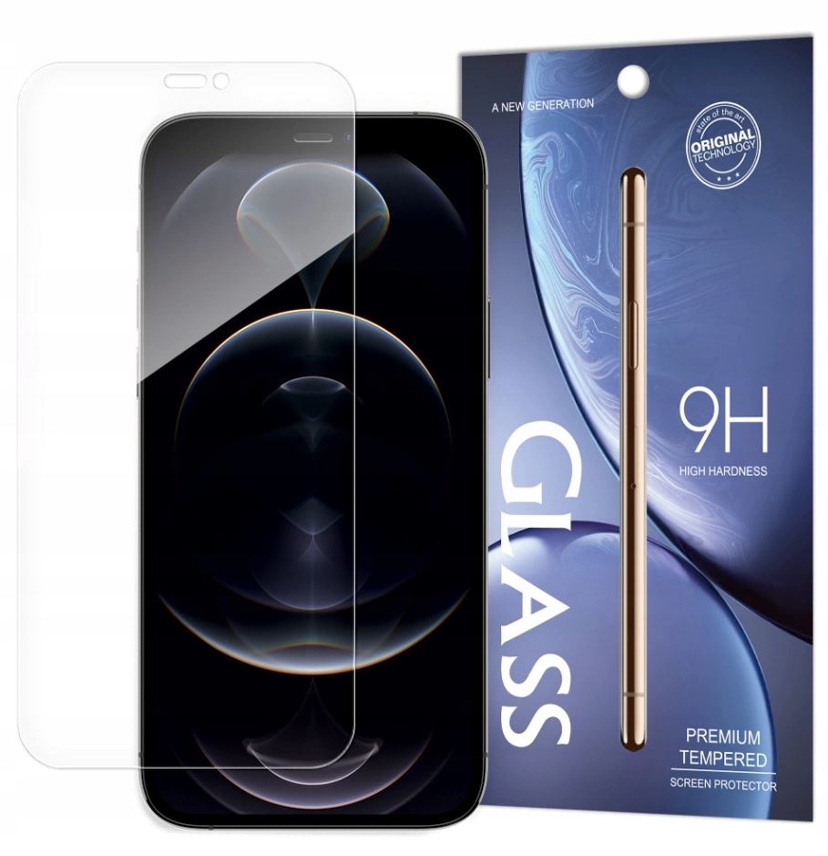 Tempered Glass szkło hartowane 9H iPhone 17e 16e 14 13 Pro iPhone 13