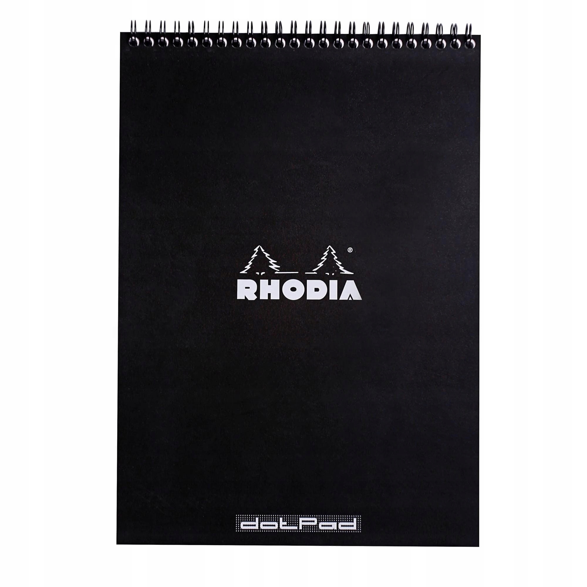 Notatnik Rhodia A4, kropki, czarny