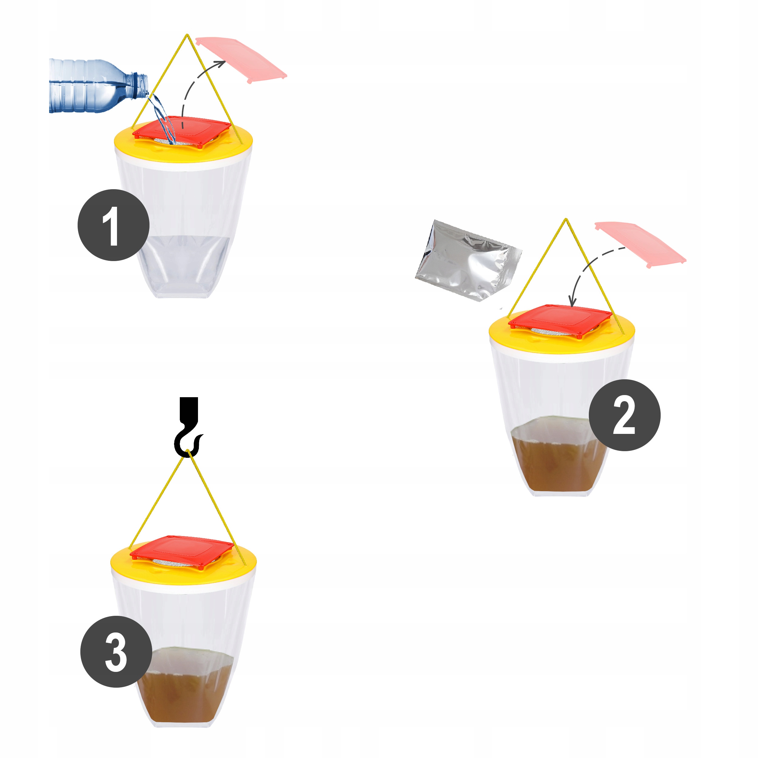 ZAPAS do worka pułapki na muchy WOREK + PRZYNĘTA Producent DM