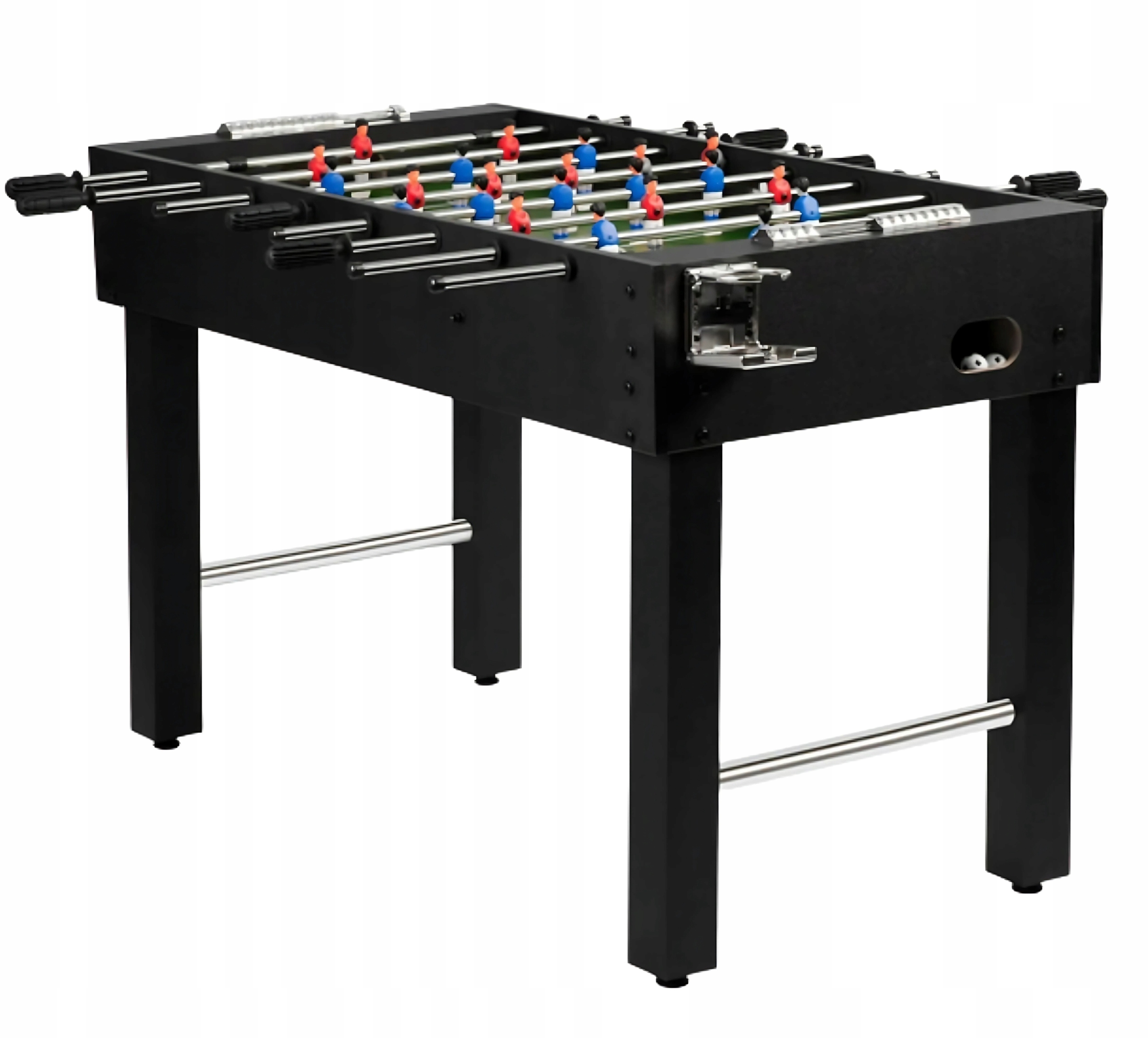 Stół Do Piłkarzyków 4FT Gra Piłkarzyk Stół Piłkarski Piłkarzyki Pro Czarny