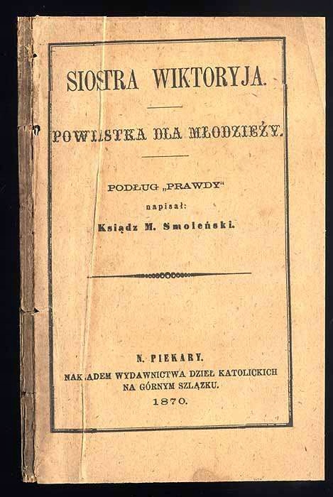Smoleński - Siostra Wiktoryja powiastka 1870