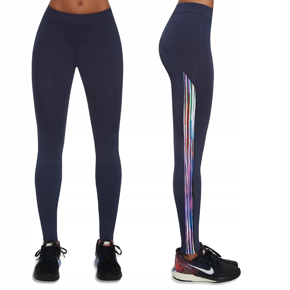 

Damskie Spiortowe Legginsy Bas Black Niebieskie XL
