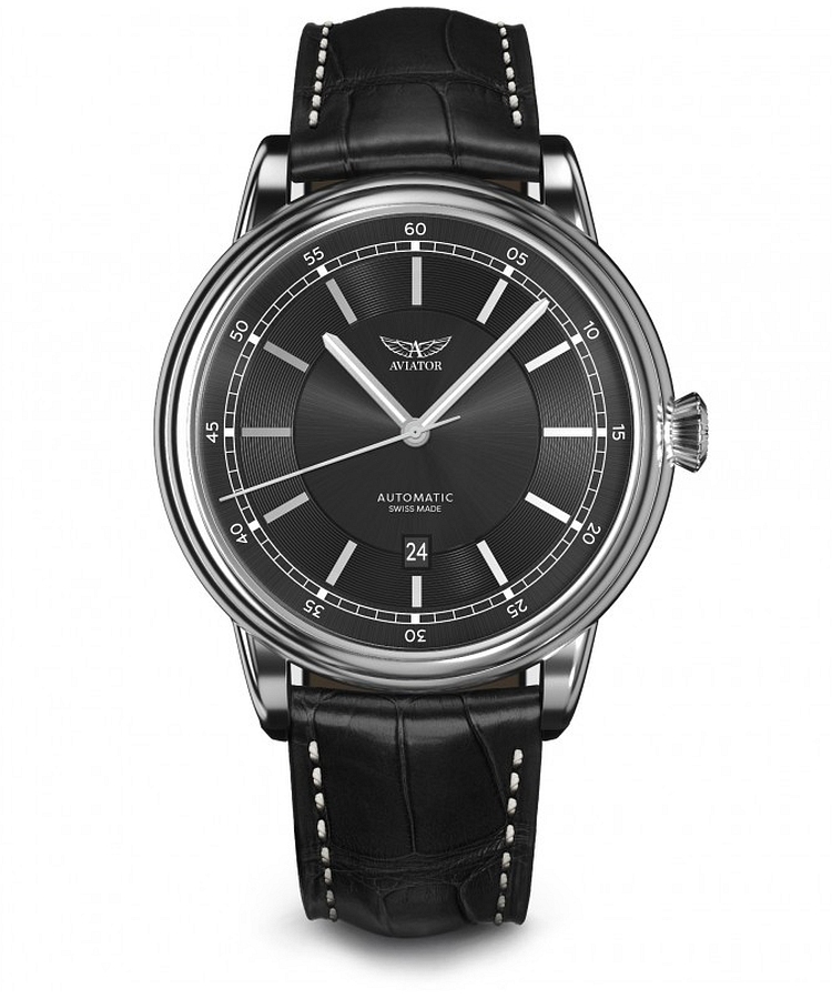 Pánské hodinky automatické aviator hodinky Douglas DC-3 Aviator