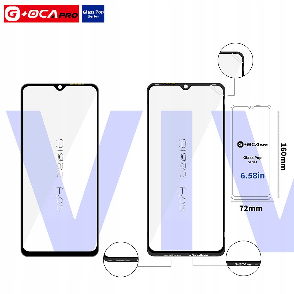 SZYBA SZYBKA OCA G+OCA PRO Vivo Y72 5G V2041 | Y76 5G V2124 | Y33s 4G V2109 Stan opakowania oryginalne