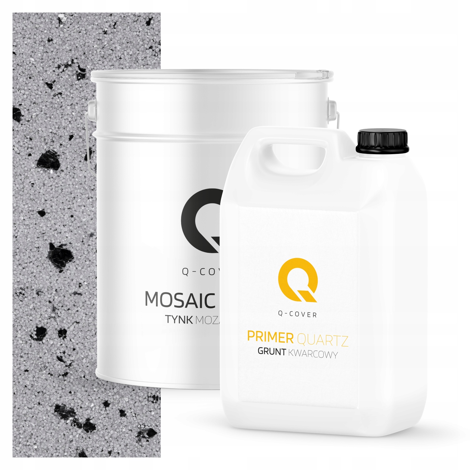 Šedá Mozaiková Omítka S Černou Slídou M04 Pryskyřičná Vnější 12,5 Kg Podklad