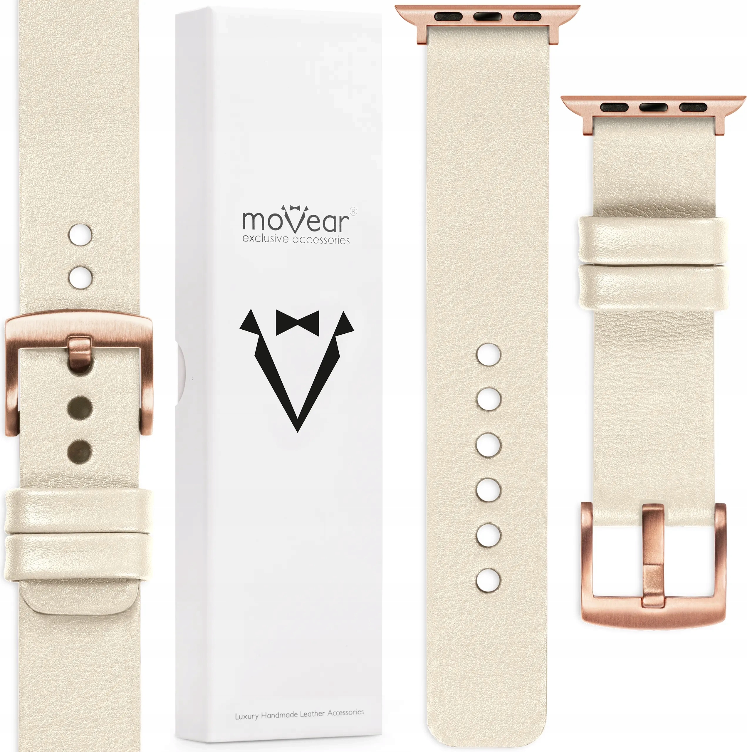 Pásek pro Apple Watch 10 9 8 7 6 5 4-1 Se 42-40 Italská kůže Movear