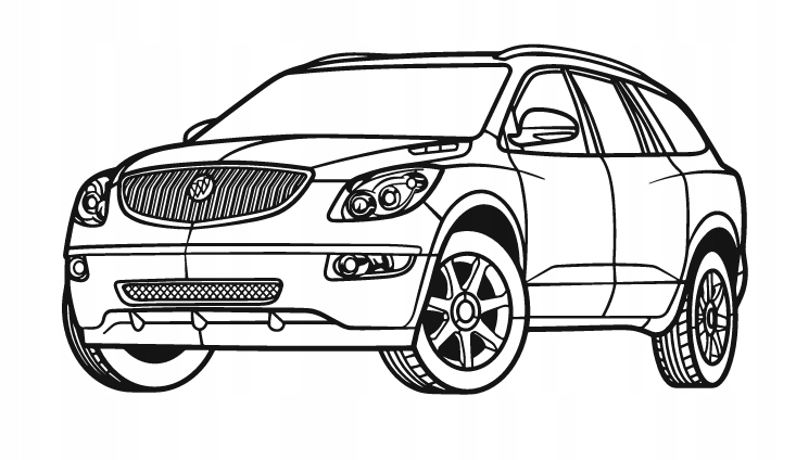 nástěnná dekorace Obraz Auto Buick Enclave