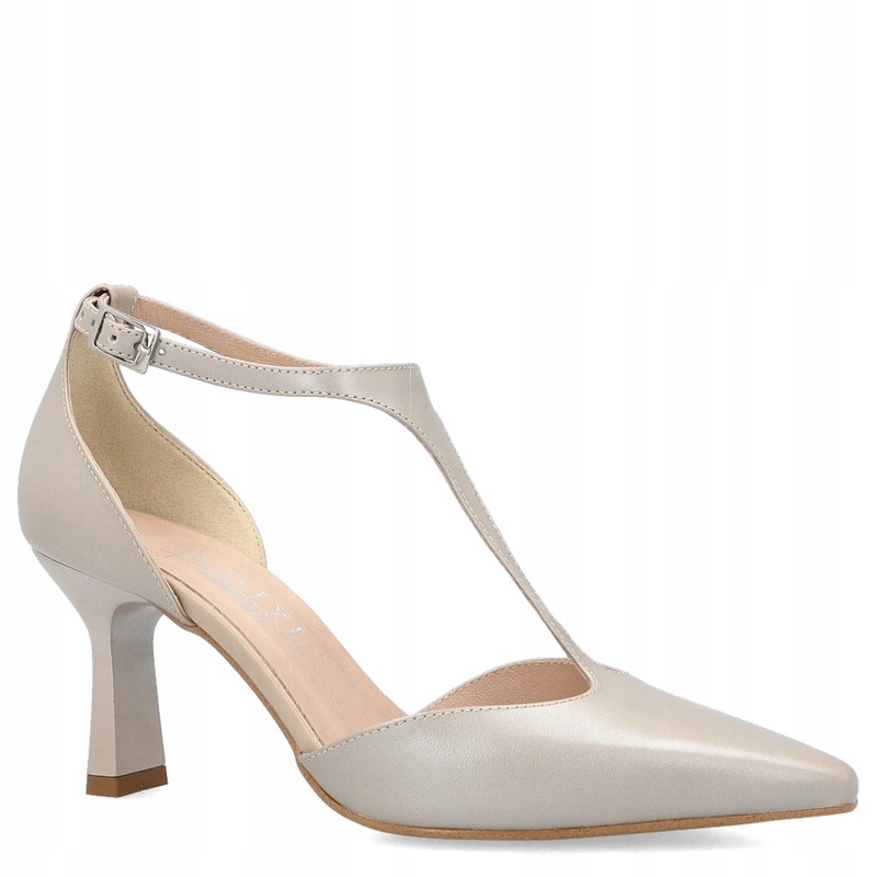 svatební lodičky s proužky Kotyl 9007 Perlové 39