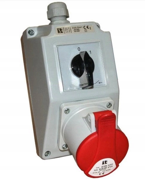 Inštalačný set Spamel 16A 5PIN ZI02 R211 0-1 IP44