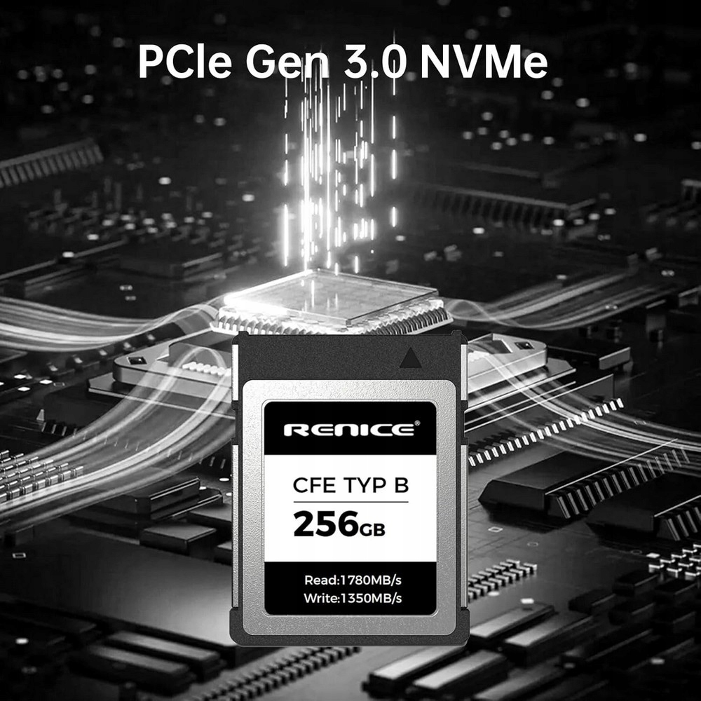 Renice CFExpress Type-B paměťová karta 256 Gb-tlc