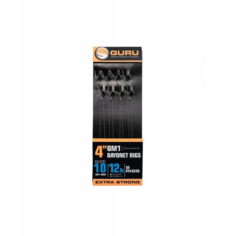 

Guru Przypony QM1 Bayonet Rigs nr 14 19mm 10cm