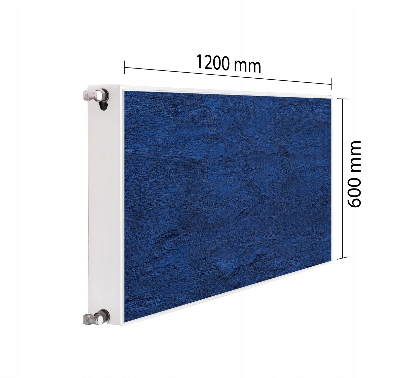 Maskovací Kryt Radiátoru 120x60 Modrá Podložka Magnet