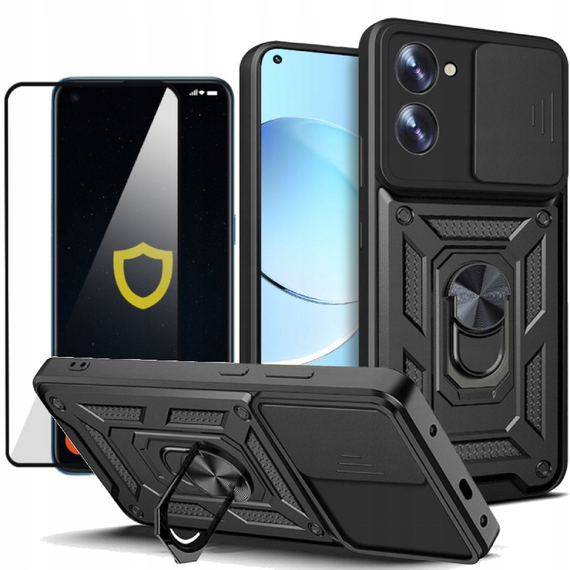 

Etui Case Pancerne Camring Do Realme 10 4G Szkło