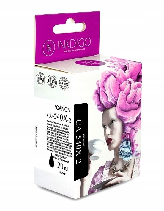 Inkoust Inkdigo pro Canon 540XL černý CA-540X-2