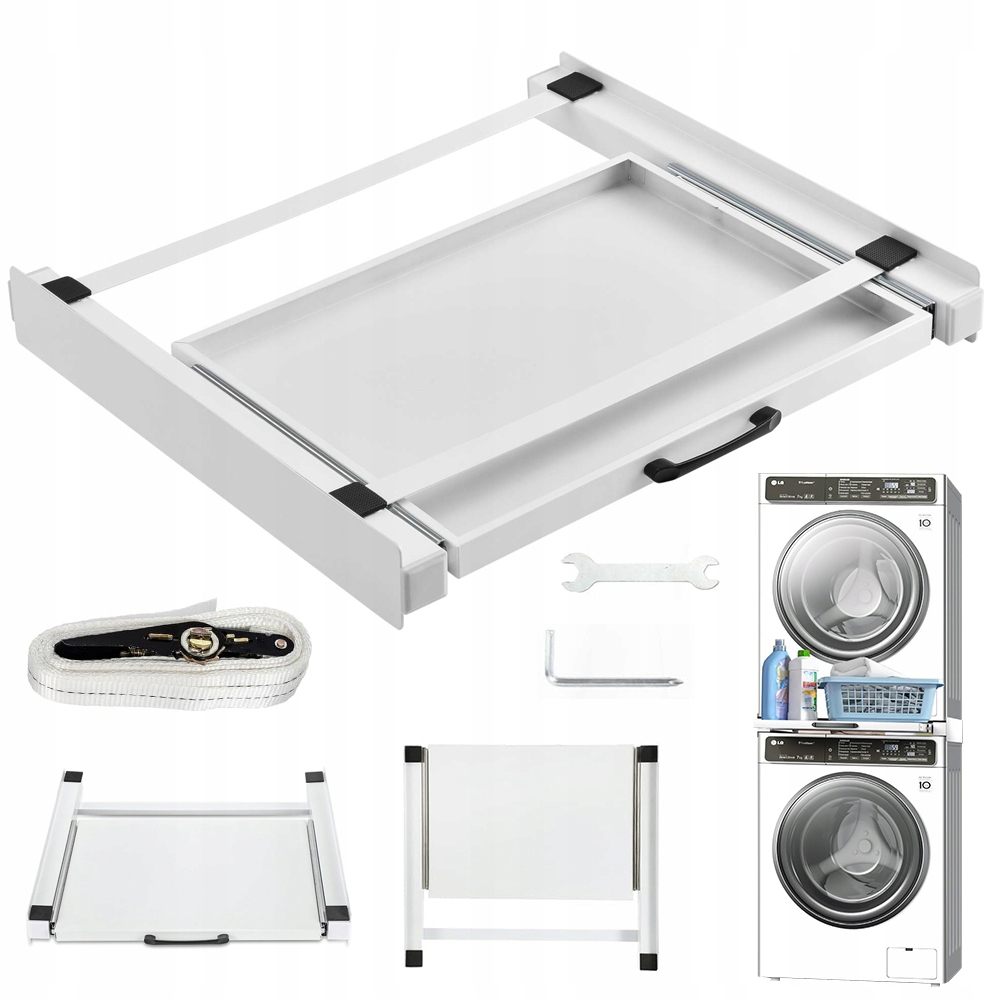 Uniwersalny Łącznik Pralki Suszarką Półka Z Bezpieczeństwem Dla Urządzeń