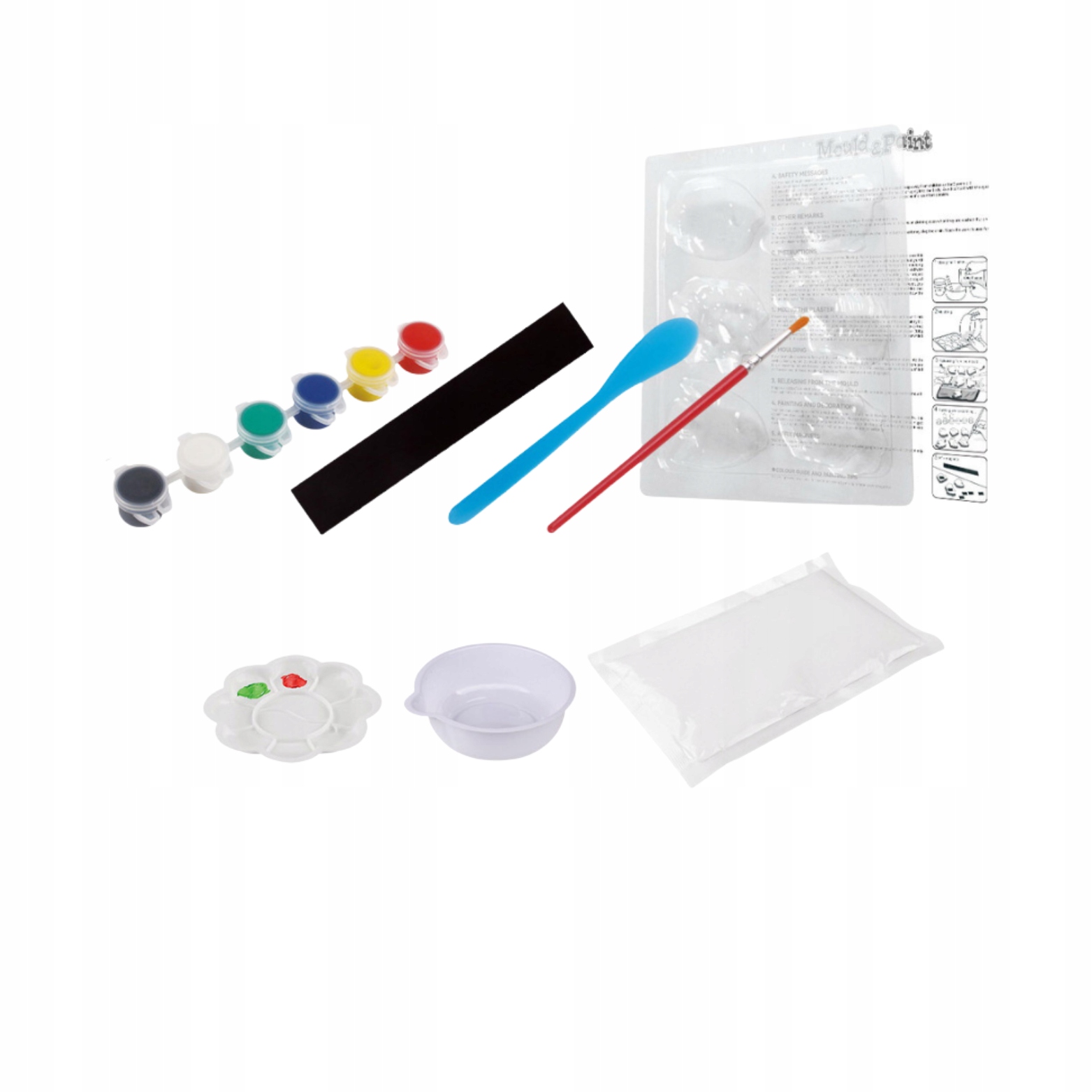 ZESTAW DO TWORZENIA FIGUREK GIPSOWYCH MAGNESÓW ZWIERZĘTA MORSKIE DIY 3D Płeć chłopcy dziewczynki