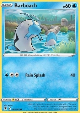 Karta Pokemon Barboach (asr 035)