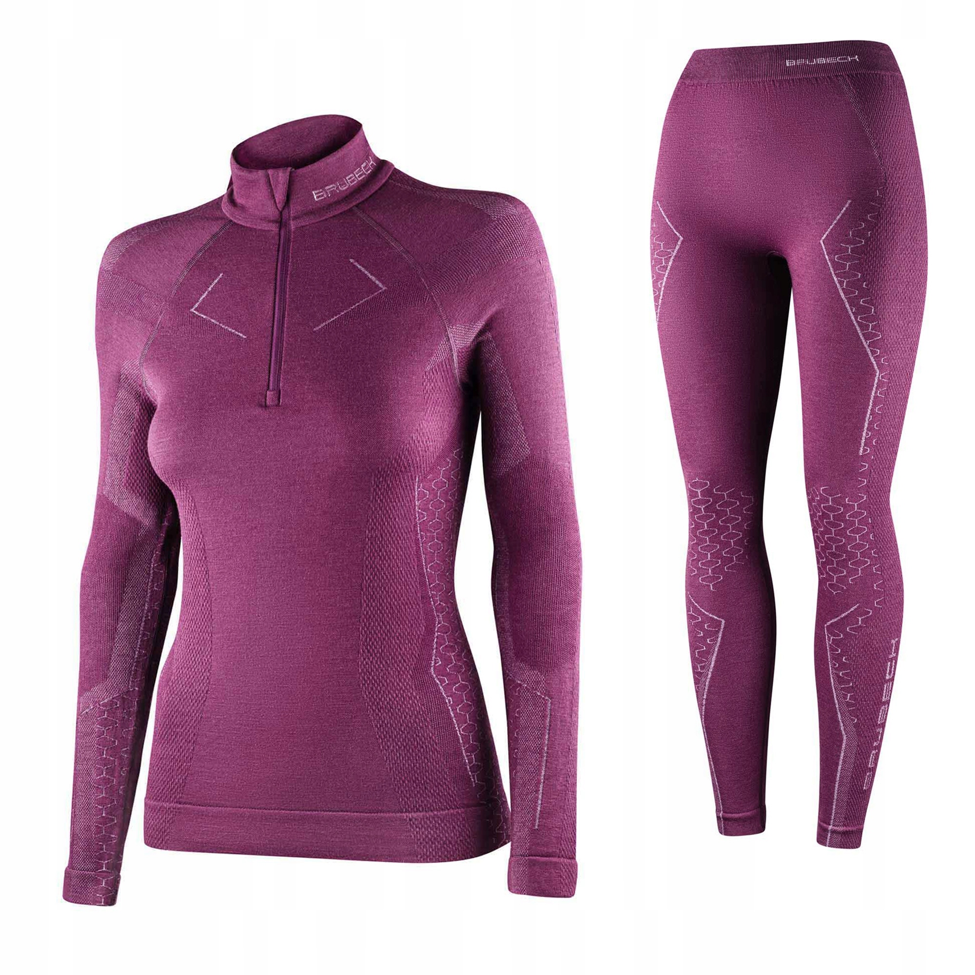 Bielizna termoaktywna damska Brubeck Extreme Merino Komplet Bluza Spodnie