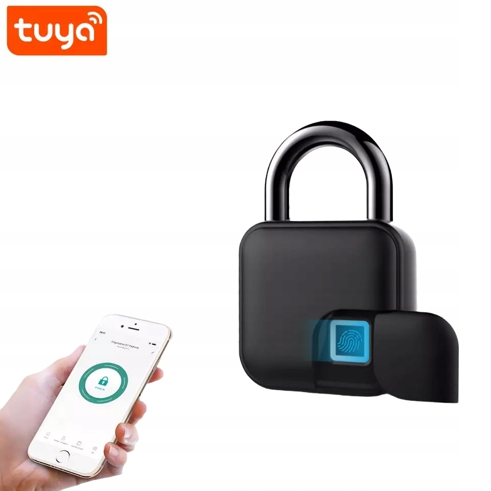

Smart Kłódka Odcisk Palca Bluetooth Tuya