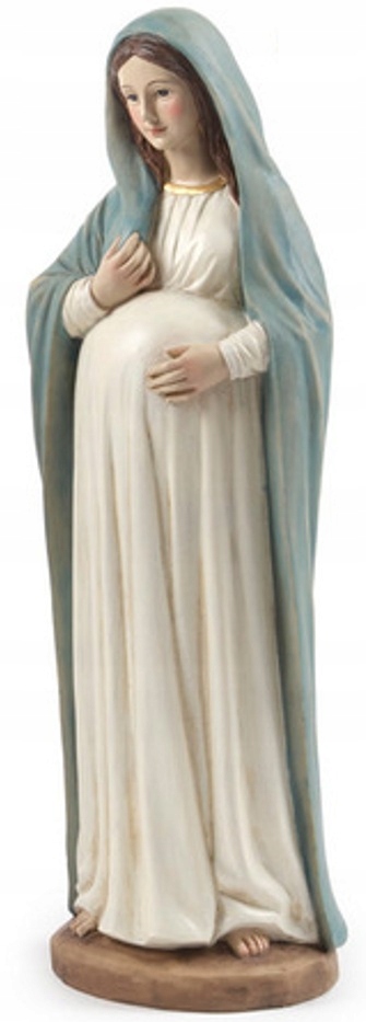 Figurka Panna Mária Bremenová 30 cm vysoká farba: biela/modrá